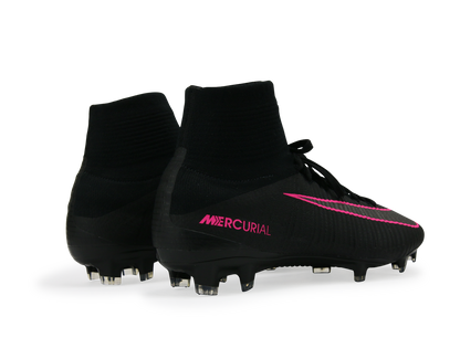 Nike Men's Mercurial Superfly V FG Black/Black/Pink