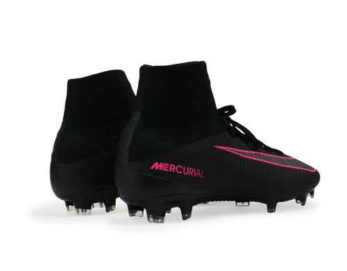 Nike Men's Mercurial Superfly V FG Black/Black/Pink