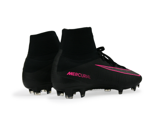 Nike Men's Mercurial Superfly V FG Black/Black/Pink