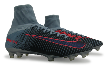 Nike Men's Mercurial Superfly V FG Light Armory Blue/Armory Navy