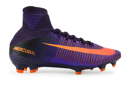 Nike Men's Mercurial Superfly V FG Purple Dynasty/Bright Citrus/Hyper Grape