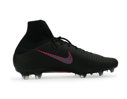 Nike Kids Mercurial Superfly V FG Black/Black/Pink Blast