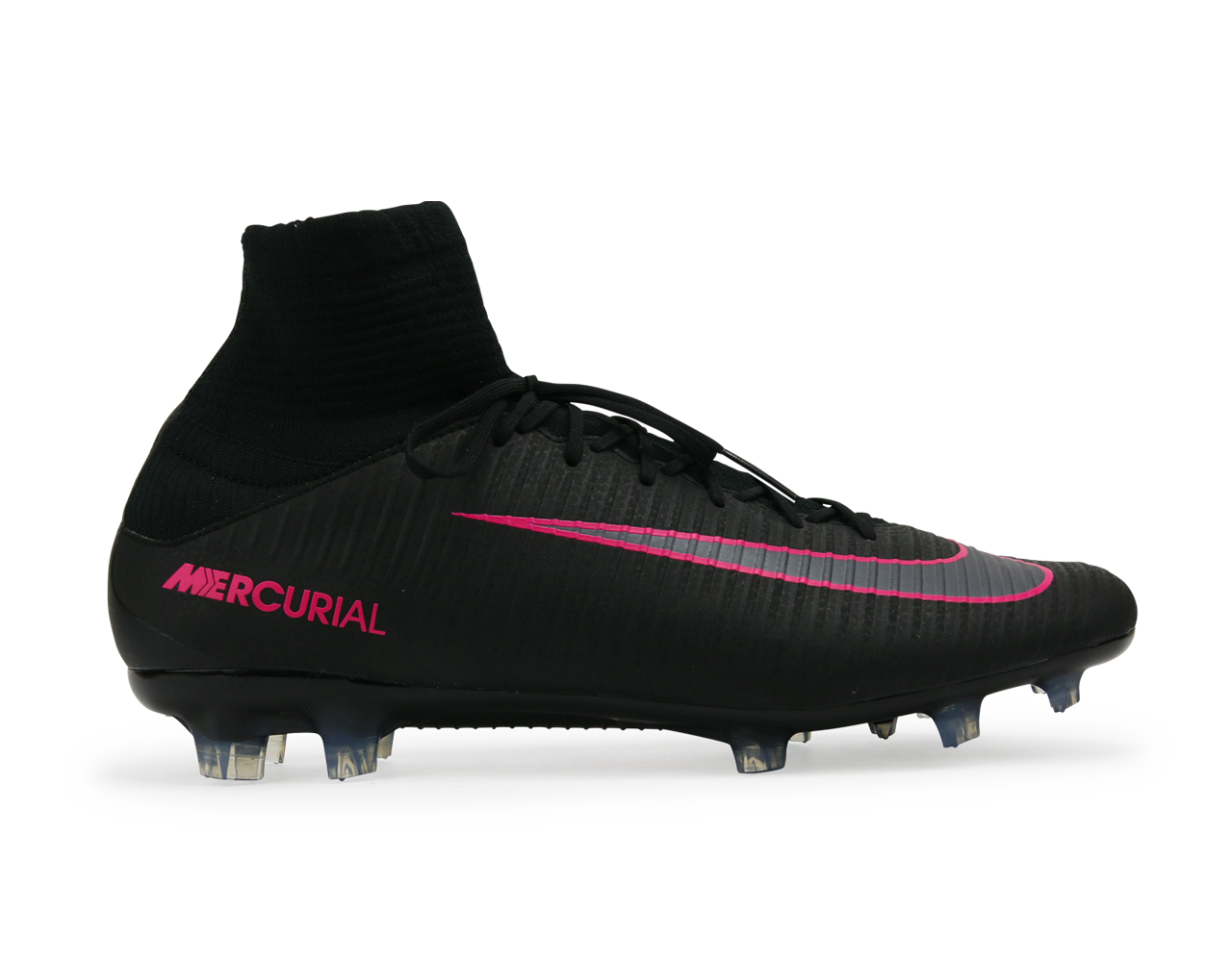 Nike Kids Mercurial Superfly V FG Black/Black/Pink Blast