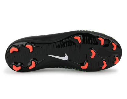 Nike Kids Mercurial Vapor VI FG Black/White/Electric Green
