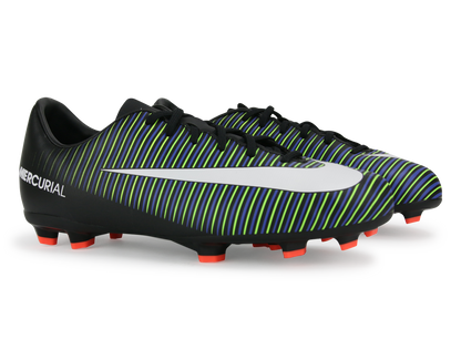 Nike Kids Mercurial Vapor VI FG Black/White/Electric Green