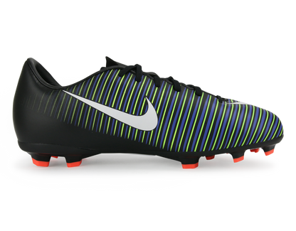 Nike Kids Mercurial Vapor VI FG Black/White/Electric Green