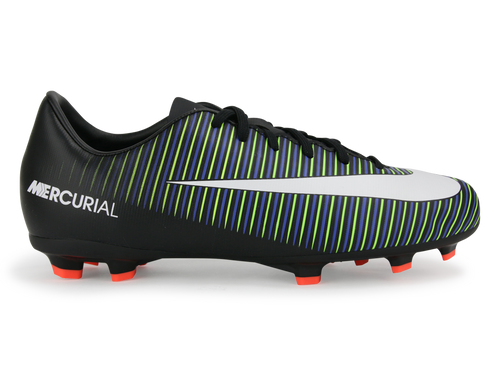 Nike Kids Mercurial Vapor VI FG Black/White/Electric Green
