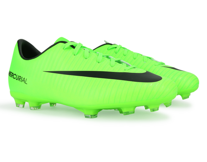Nike Kids Mercurial Victory VI FG Electric Green/Black/Flash Lime