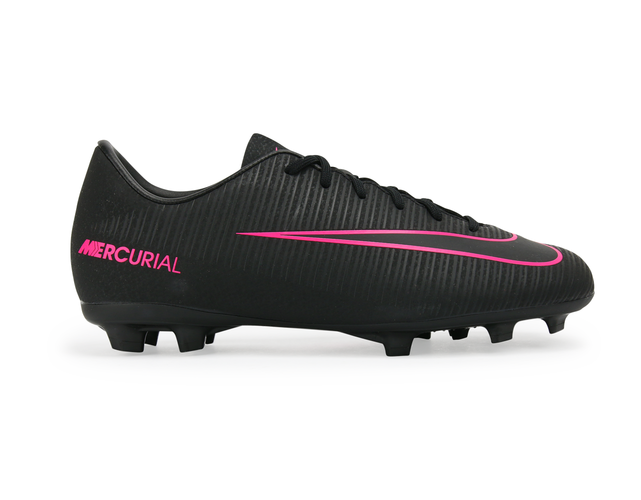 Nike Kids Mercurial Vapor XI FG Black/Black/Pink Blast