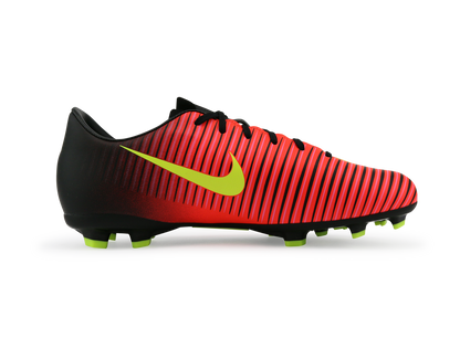 Nike Kids Mercurial Vapor XI FG Total Crimson/Volt Black/Pink Blast