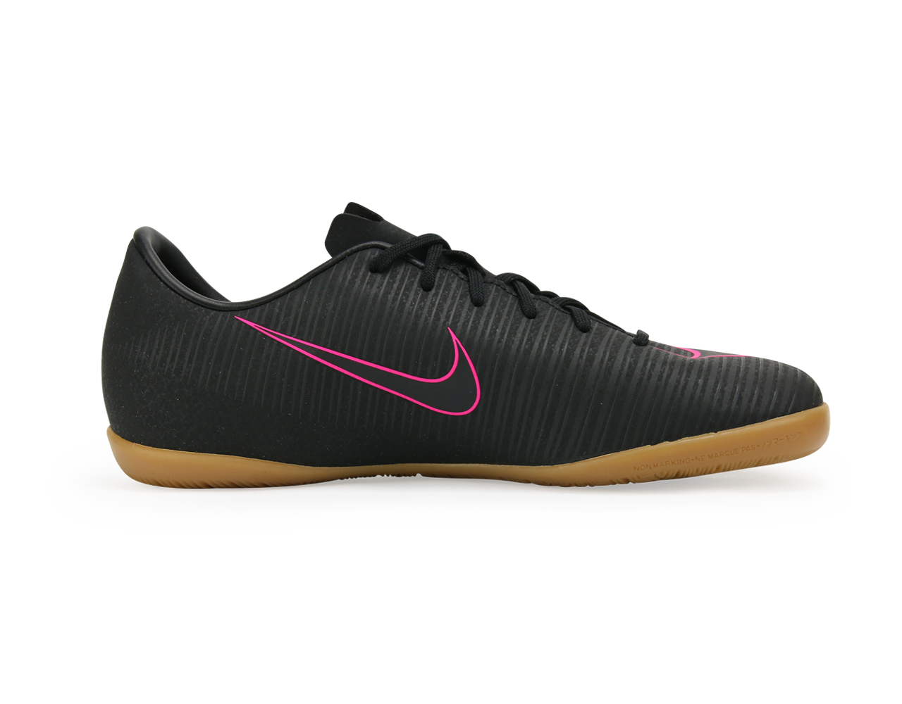 Nike Kids MercurialX Vapor XI Indoor Soccer Shoes Black/Black/Pink Blast