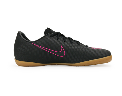Nike Kids MercurialX Vapor XI Indoor Soccer Shoes Black/Black/Pink Blast