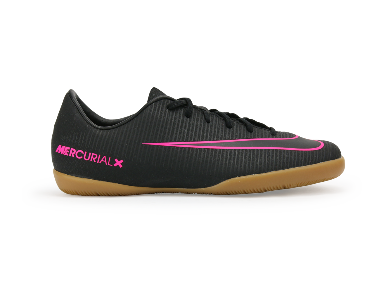 Nike Kids MercurialX Vapor XI Indoor Soccer Shoes Black/Black/Pink Blast