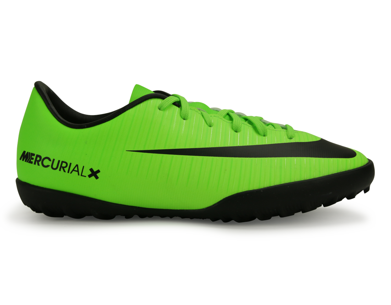 Nike Kids MercurialX Victory VI Turf Soccer Shoes Electric Green/Black/Flash Lime