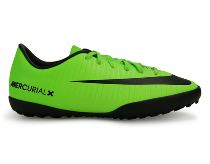 Nike Kids MercurialX Victory VI Turf Soccer Shoes Electric Green/Black/Flash Lime