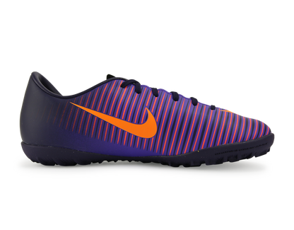 Nike Kids MercurialX Victory VI Turf Soccer Shoes Pure Dynasty/Bright Citrus/Hyper Grape