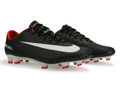 Nike Men's Mercurial Vapor XI FG Black/White/Dark Grey