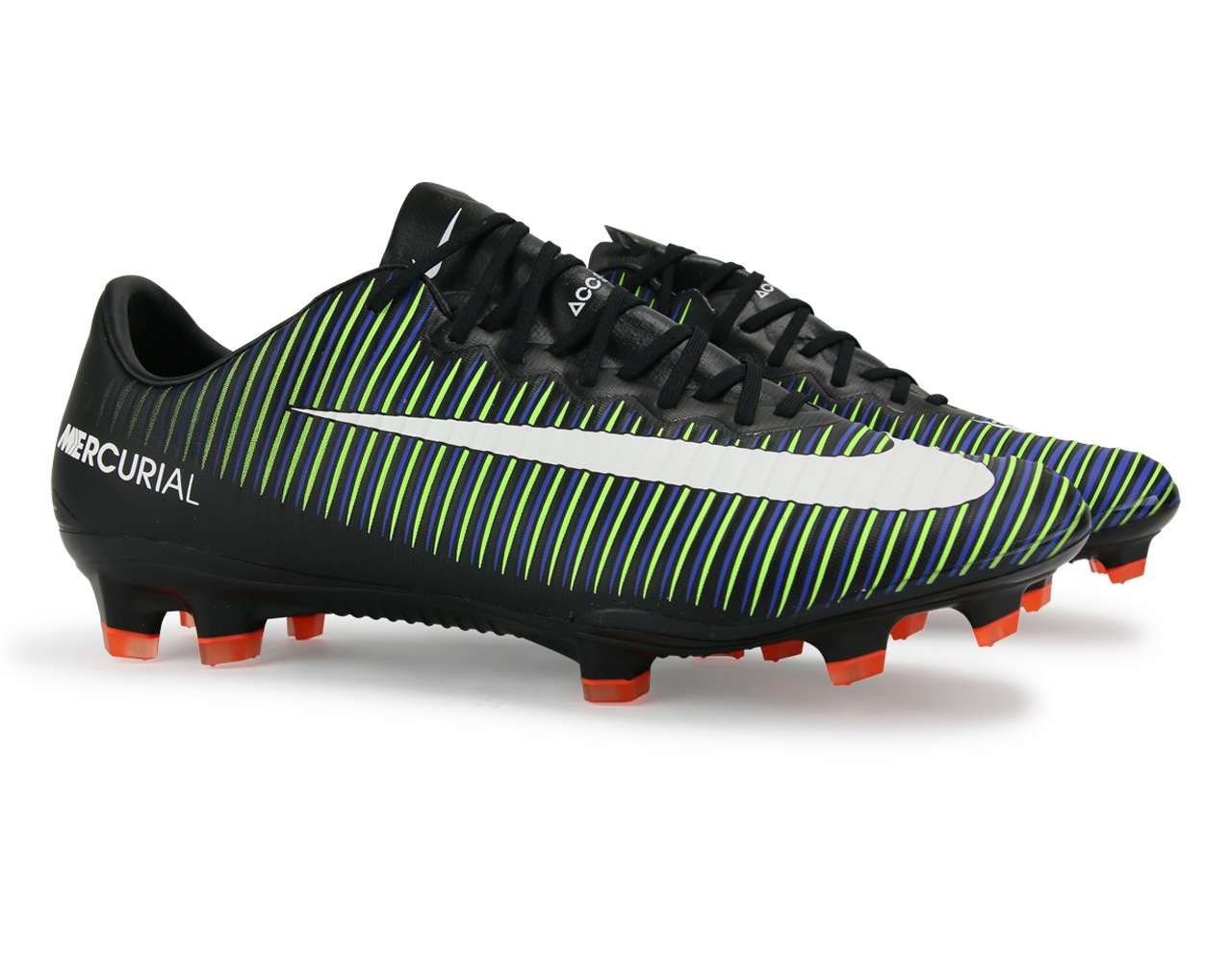 Nike Men's Mercurial Vapor XI FG Black/White/Electric Green