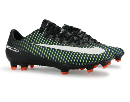 Nike Men's Mercurial Vapor XI FG Black/White/Electric Green