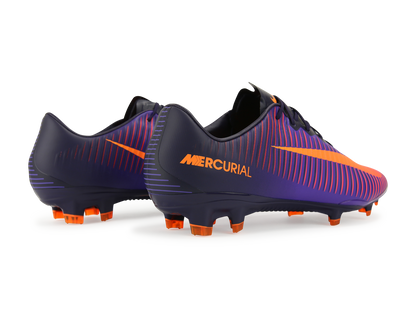 Nike Men's Mercurial Vapor XI FG Purple Dynasty/Bright Citrus/Hyper Grape