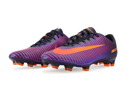 Nike Men's Mercurial Vapor XI FG Purple Dynasty/Bright Citrus/Hyper Grape