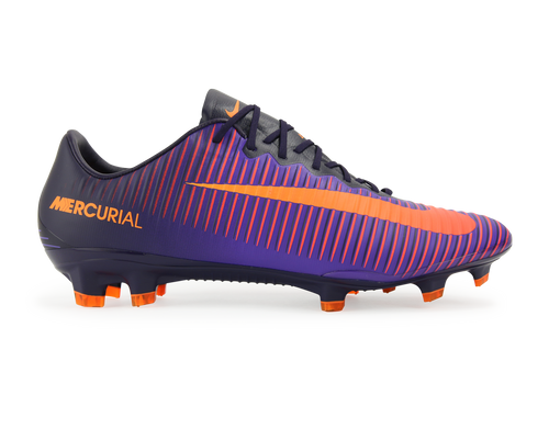 Nike Men's Mercurial Vapor XI FG Purple Dynasty/Bright Citrus/Hyper Grape