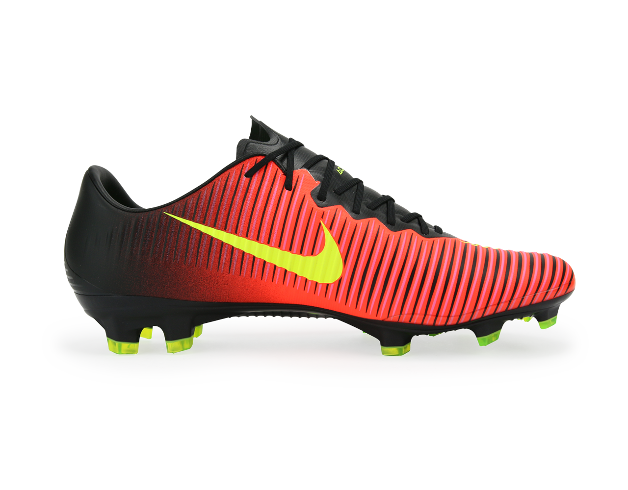 Nike Men's Mercurial Vapor XI FG Total Crimson/Volt Black/Pink Blast