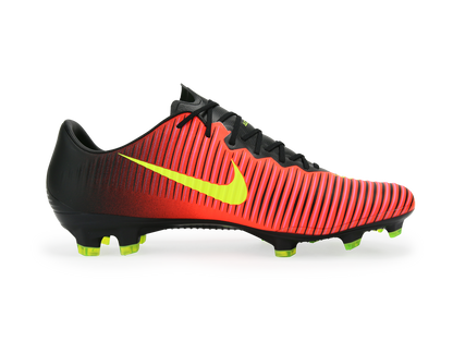 Nike Men's Mercurial Vapor XI FG Total Crimson/Volt Black/Pink Blast
