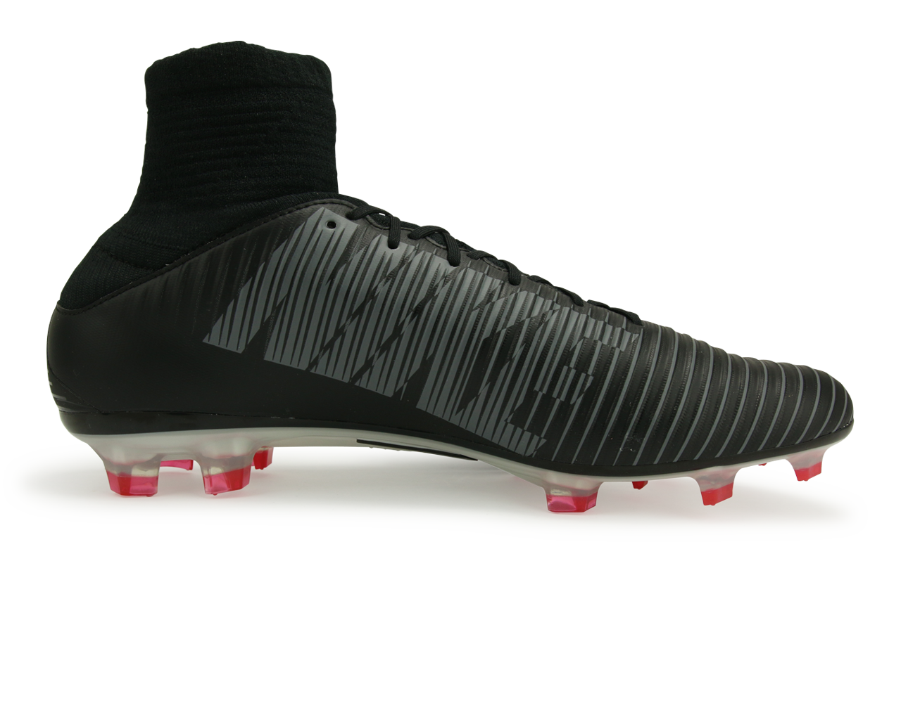 Nike Men's Mercurial Veloce III Dynamic Fit FG Black/White/Dark Grey/University Red