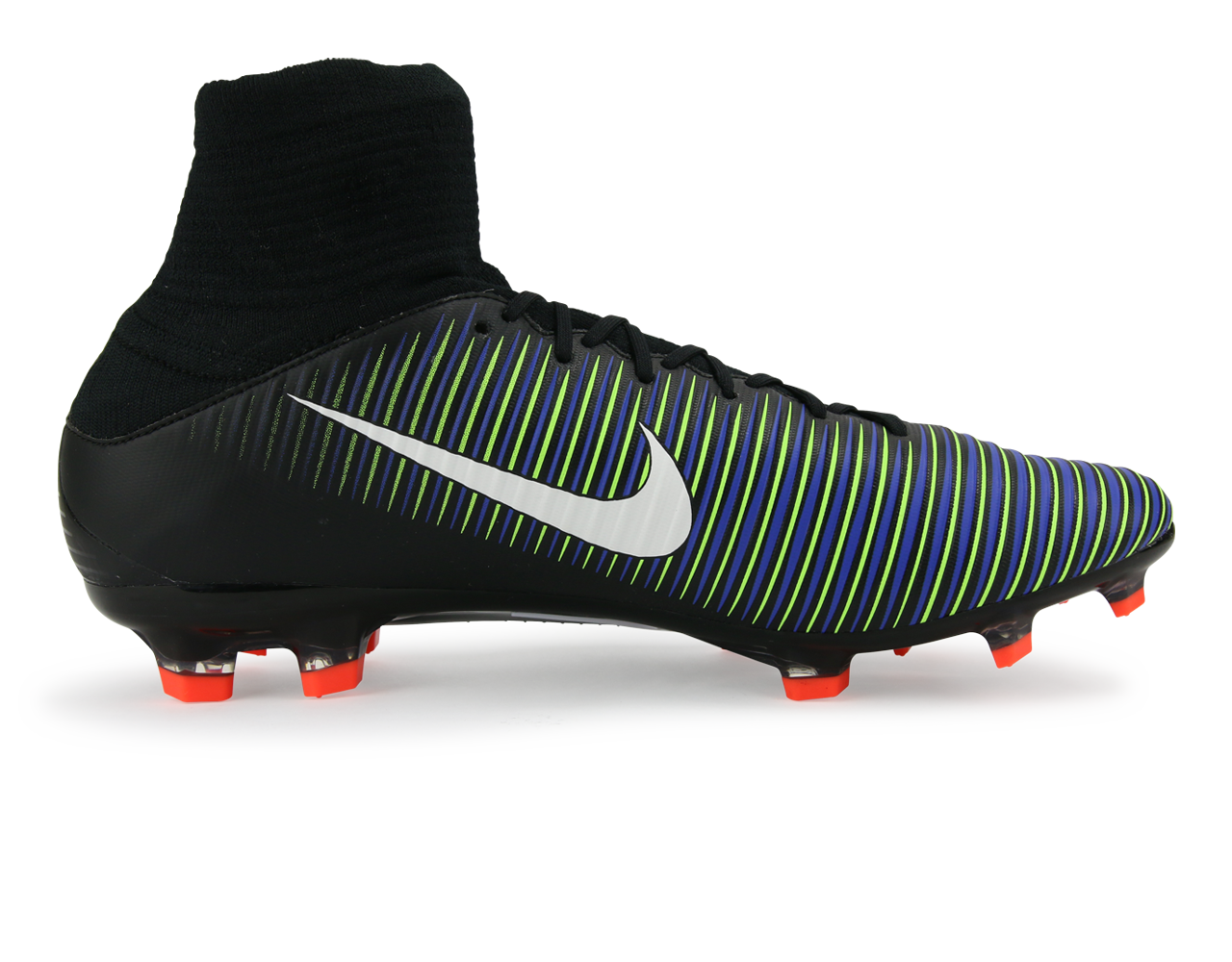 Nike Men's Mercurial Veloce III DF FG Black/White/Electric Green