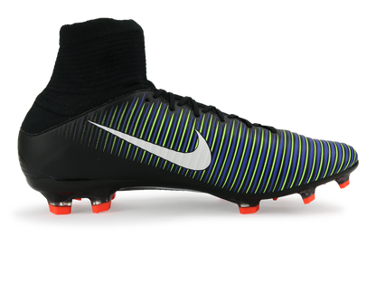 Nike Men's Mercurial Veloce III DF FG Black/White/Electric Green