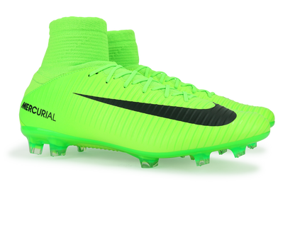 Nike Men's Mercurial Veloce III Dynamic Fit FG Electric Green/Black/Flash Lime