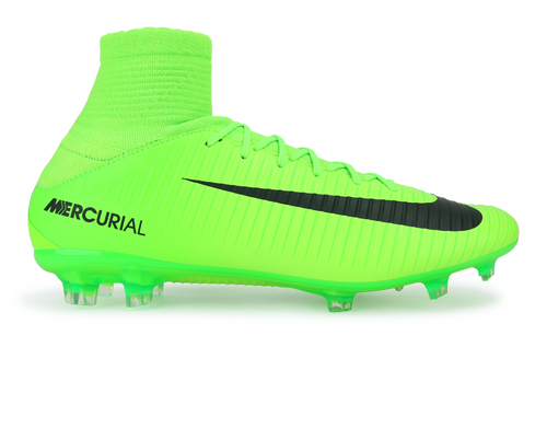 Nike Men's Mercurial Veloce III Dynamic Fit FG Electric Green/Black/Flash Lime