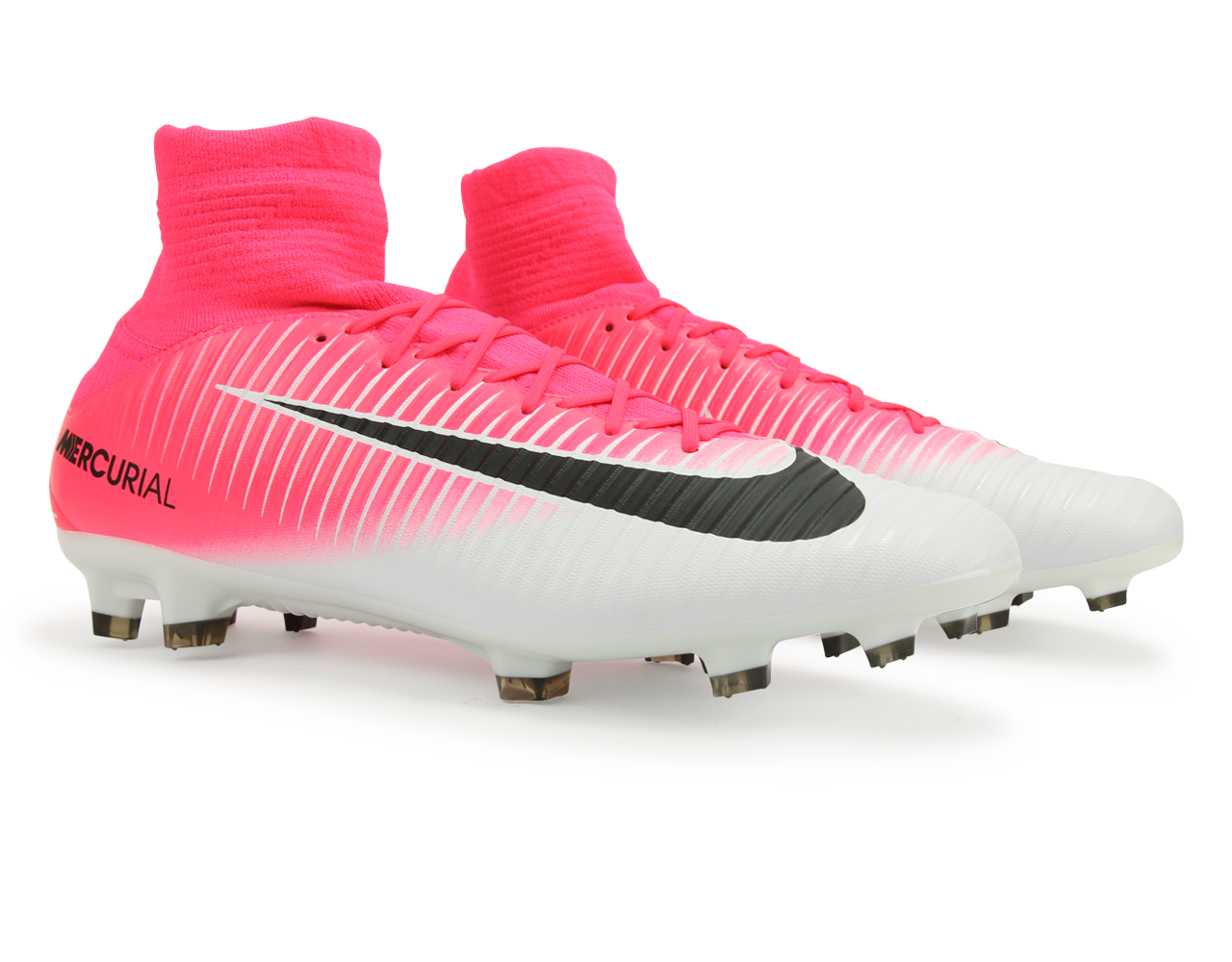Nike Men's Mercurial Veloce III Dynamic Fit FG Racer Pink/Black/White