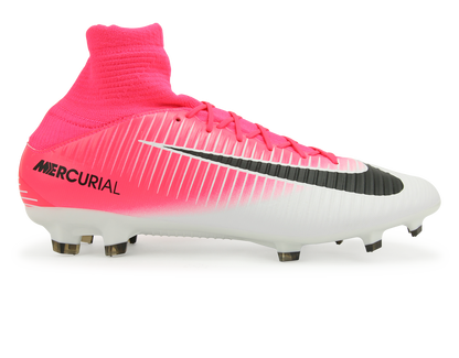 Nike Men's Mercurial Veloce III Dynamic Fit FG Racer Pink/Black/White