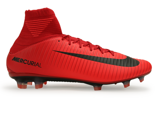 Nike Men's Mercurial Veloce III Dynamic Fit FG University Red/Black