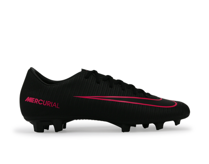 Nike Men's Mercurial Victory VI FG Black/Black/Pink Blast