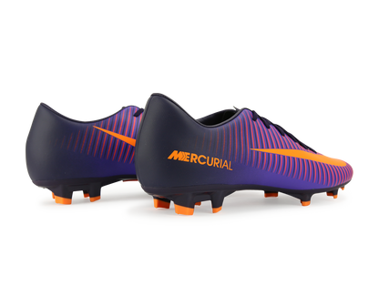 Nike Men's Mercurial Victory VI FG Purple Dynasty/Bright Citrus/Hyper Grape