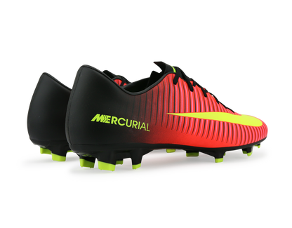 Nike Men's  Mercurial Victory VI FG Total Crimson/Volt Black/Pink Blast