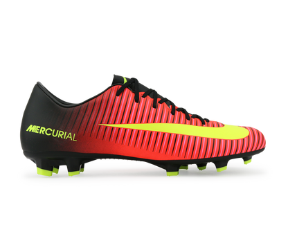 Nike Men's  Mercurial Victory VI FG Total Crimson/Volt Black/Pink Blast
