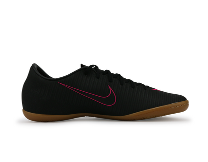Nike Men's MercurialX Victory VI Indoor Soccer Shoes Black Pink/Blast Gum/Light Brown