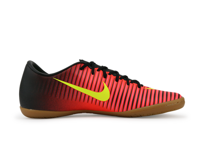 Nike Men's Mercurial Victory VI Indoor Soccer Shoes Total Crimson/Volt Black/Pink Blast
