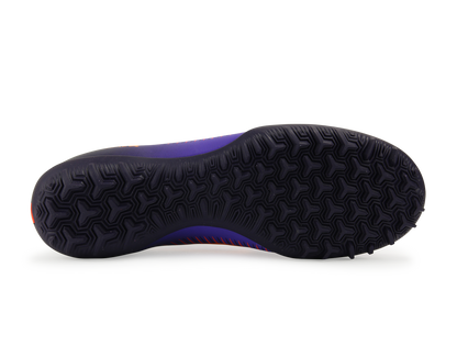 Nike Men's MercurialX Victory VI Turf Soccer Shoes Purple Dynasty/Bright Citrus/Hyper Grape