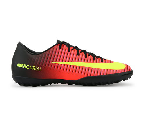 Nike Men's Mercurial Victory VI Turf Scocer Shoes Total Crimson/Volt Black/Pink Blast