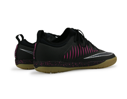 Nike Men's MercurialX Finale II Indoor Soccer Shoes /Black Pink/Blast Gum/Light Brown