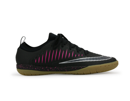 Nike Men's MercurialX Finale II Indoor Soccer Shoes /Black Pink/Blast Gum/Light Brown