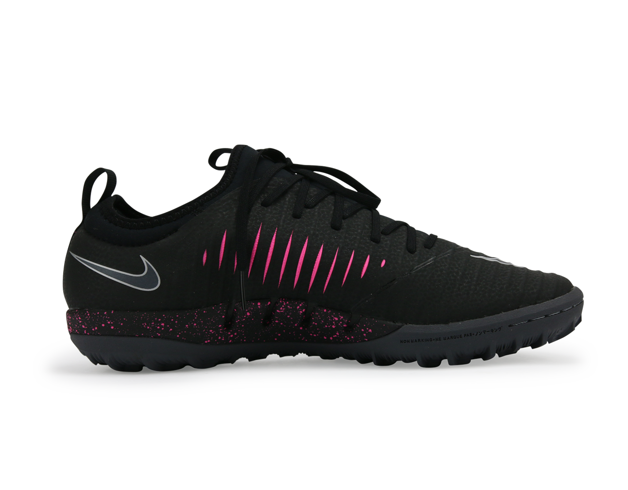 Nike Men's MercurialX Finale II Turf Soccer Shoes Black Pink/Blast Gum/Light Brown