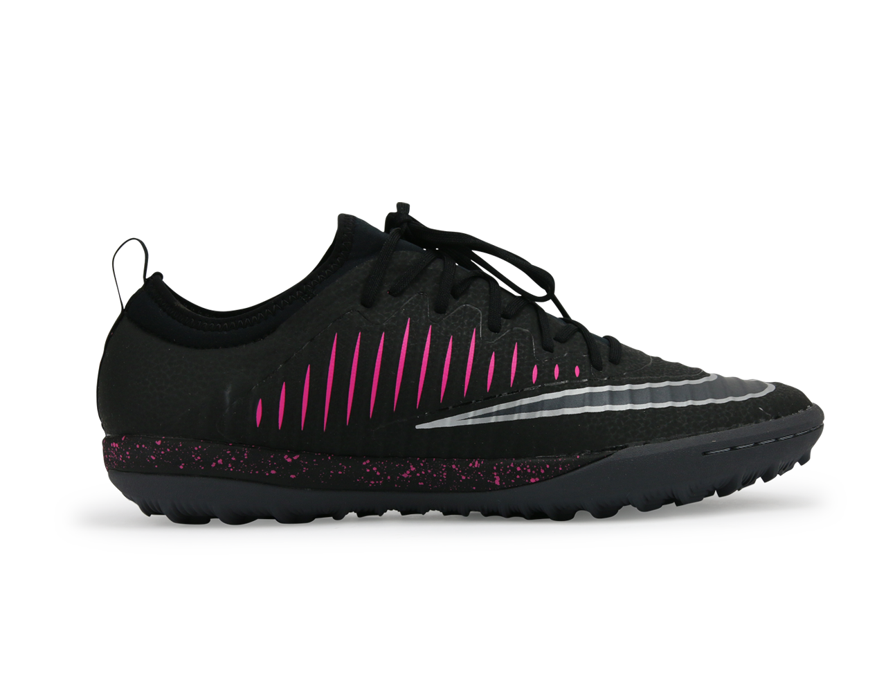 Nike Men's MercurialX Finale II Turf Soccer Shoes Black Pink/Blast Gum/Light Brown