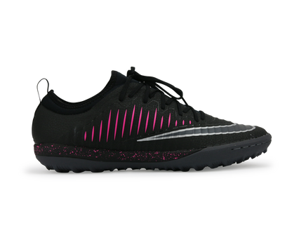 Nike Men's MercurialX Finale II Turf Soccer Shoes Black Pink/Blast Gum/Light Brown