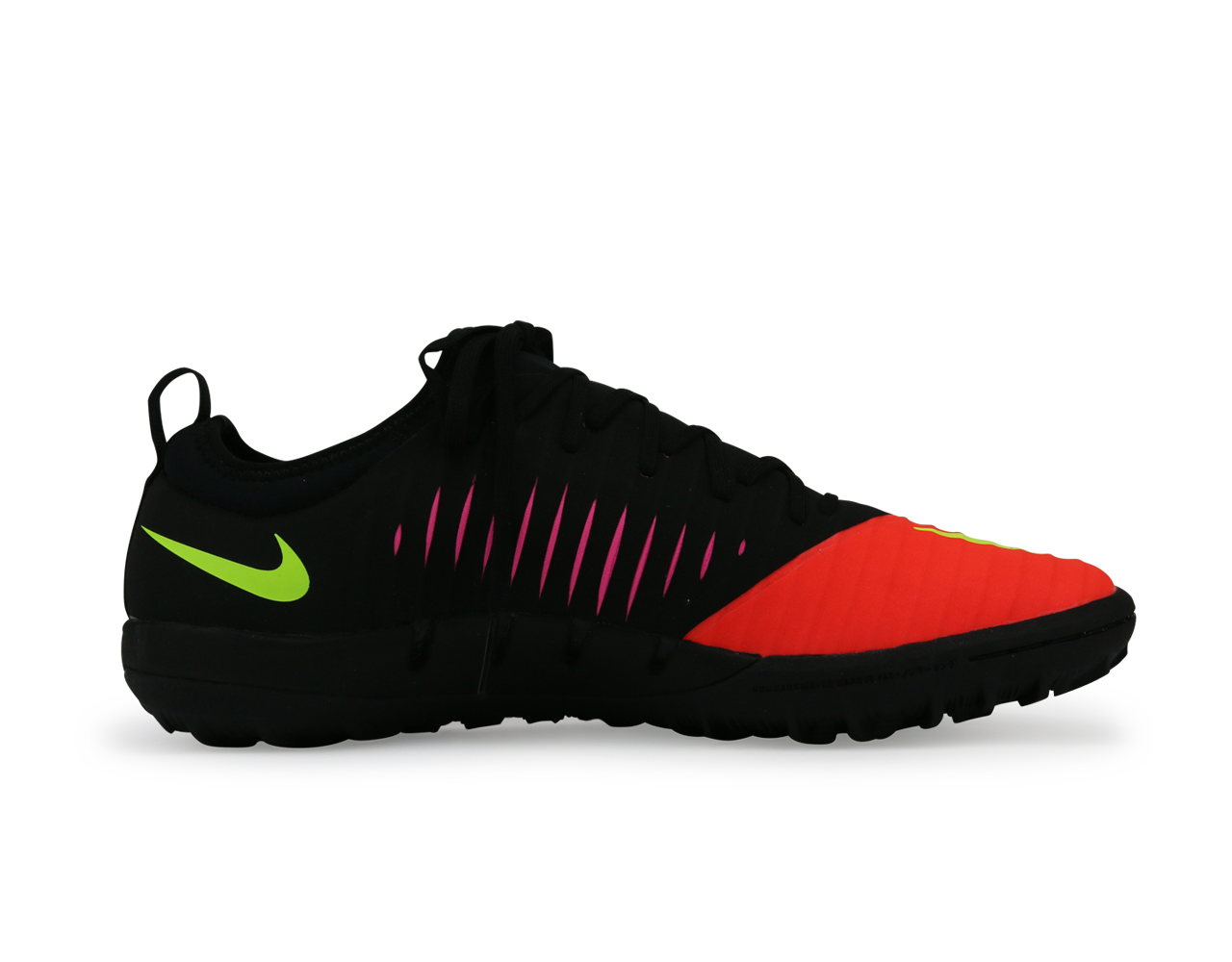 Nike Men's MercurialX Finale II Turf Soccer Shoes Total Crimson/Volt/Pink
